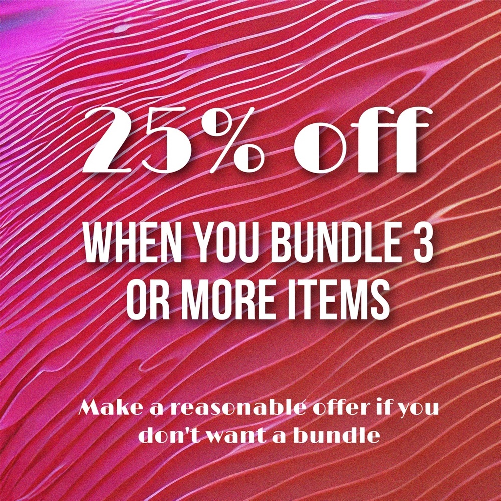 25% off 3 or more